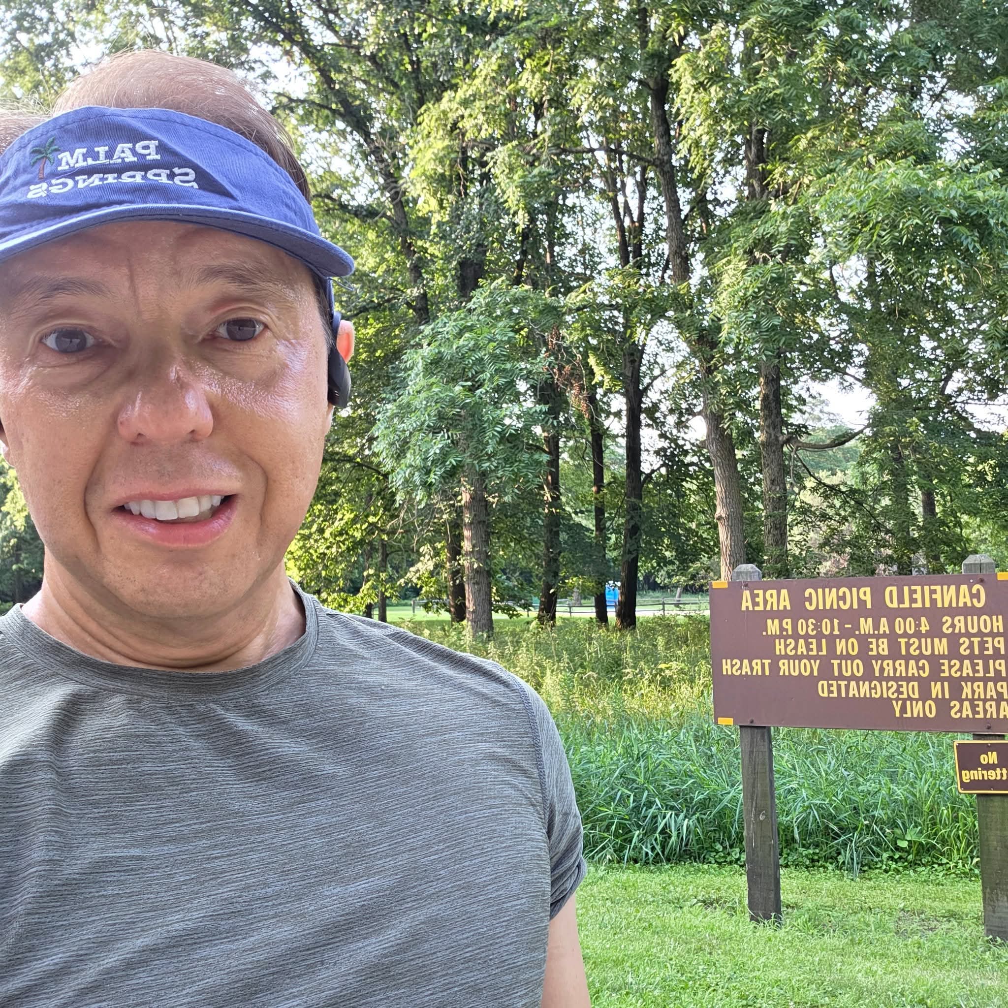 Jusse running his BabyK at Canfield Shelter summer 2025